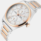 Signio Men Quartz Silver Dial Multi-Function Stainless Steel Watch TWEG34500