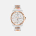 Signio Men Quartz Silver Dial Multi-Function Stainless Steel Watch TWEG34500