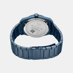 Signio Men Quartz Blue Dial Multi-Function Stainless Steel Watch TWEG34501