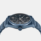 Signio Men Quartz Blue Dial Multi-Function Stainless Steel Watch TWEG34501