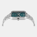 Trendline Men Quartz Teal Dial Multi-Function Stainless Steel Watch TWEG34600