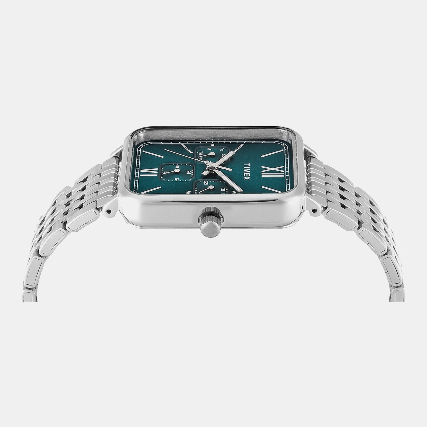 Trendline Men Quartz Teal Dial Multi-Function Stainless Steel Watch TWEG34600