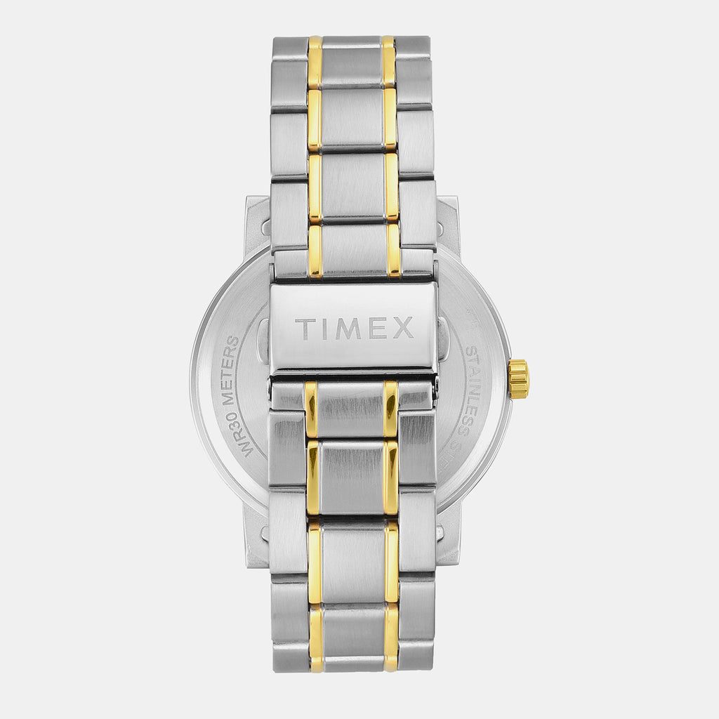 Trendline Men Quartz Teal Dial Multi-Function Stainless Steel Watch TWEG34701