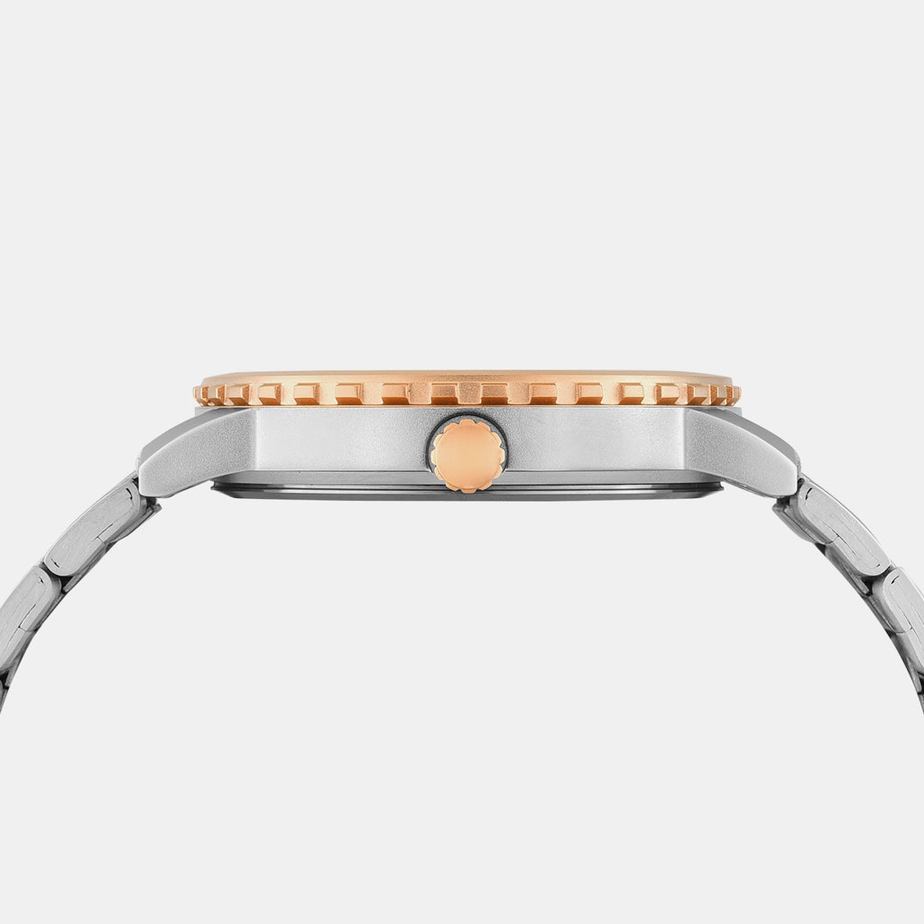 Trendline Men Quartz Blue Dial Multi-Function Stainless Steel Watch TWEG34702