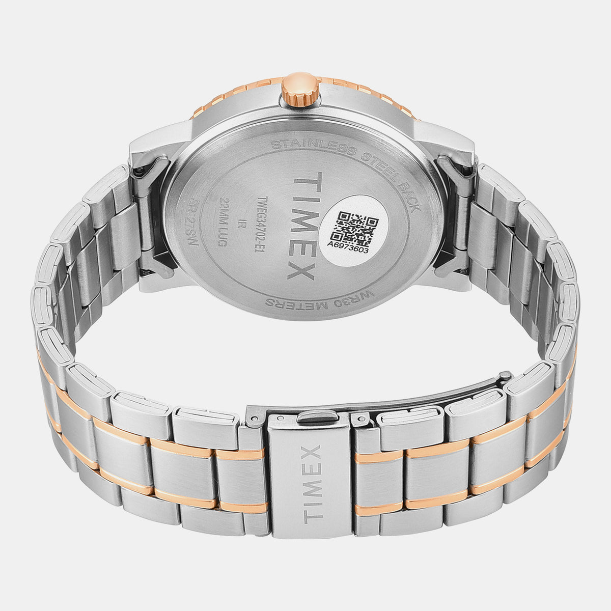 Trendline Men Quartz Blue Dial Multi-Function Stainless Steel Watch TWEG34702