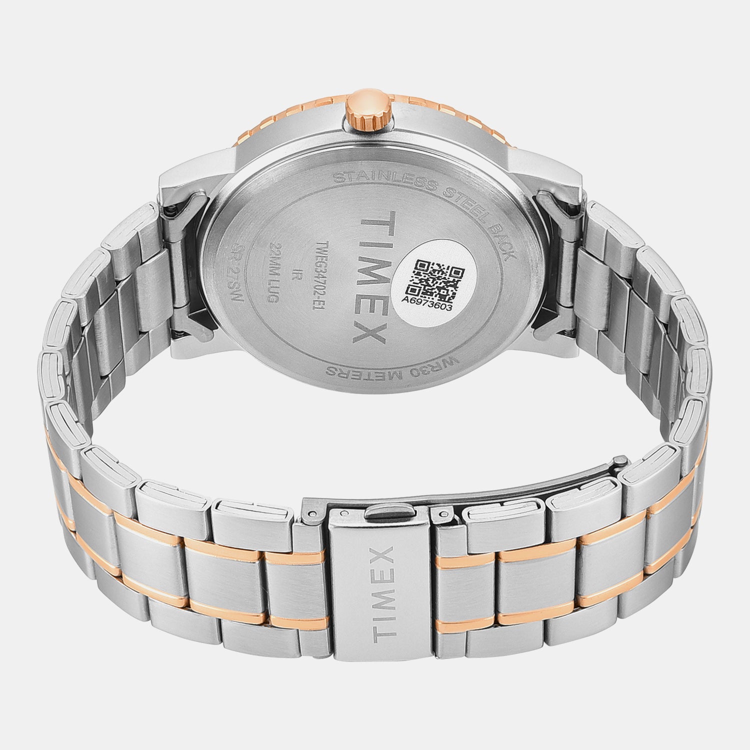 Trendline Men Quartz Blue Dial Multi-Function Stainless Steel Watch TWEG34702