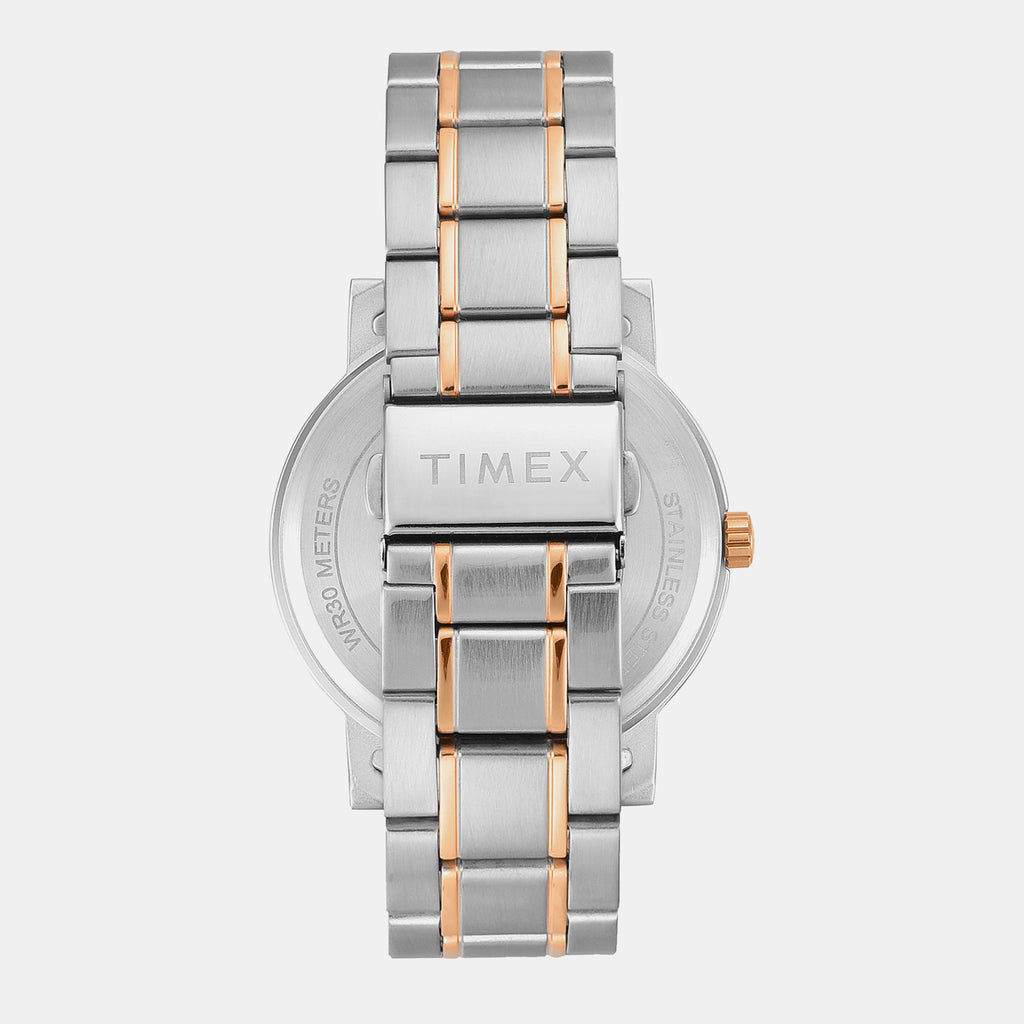 Trendline Men Quartz Blue Dial Multi-Function Stainless Steel Watch TWEG34702