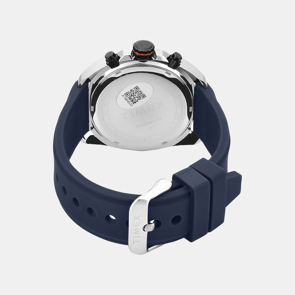 Vector Men Quartz Dial Chronograph Silicone Watch TWEG34801