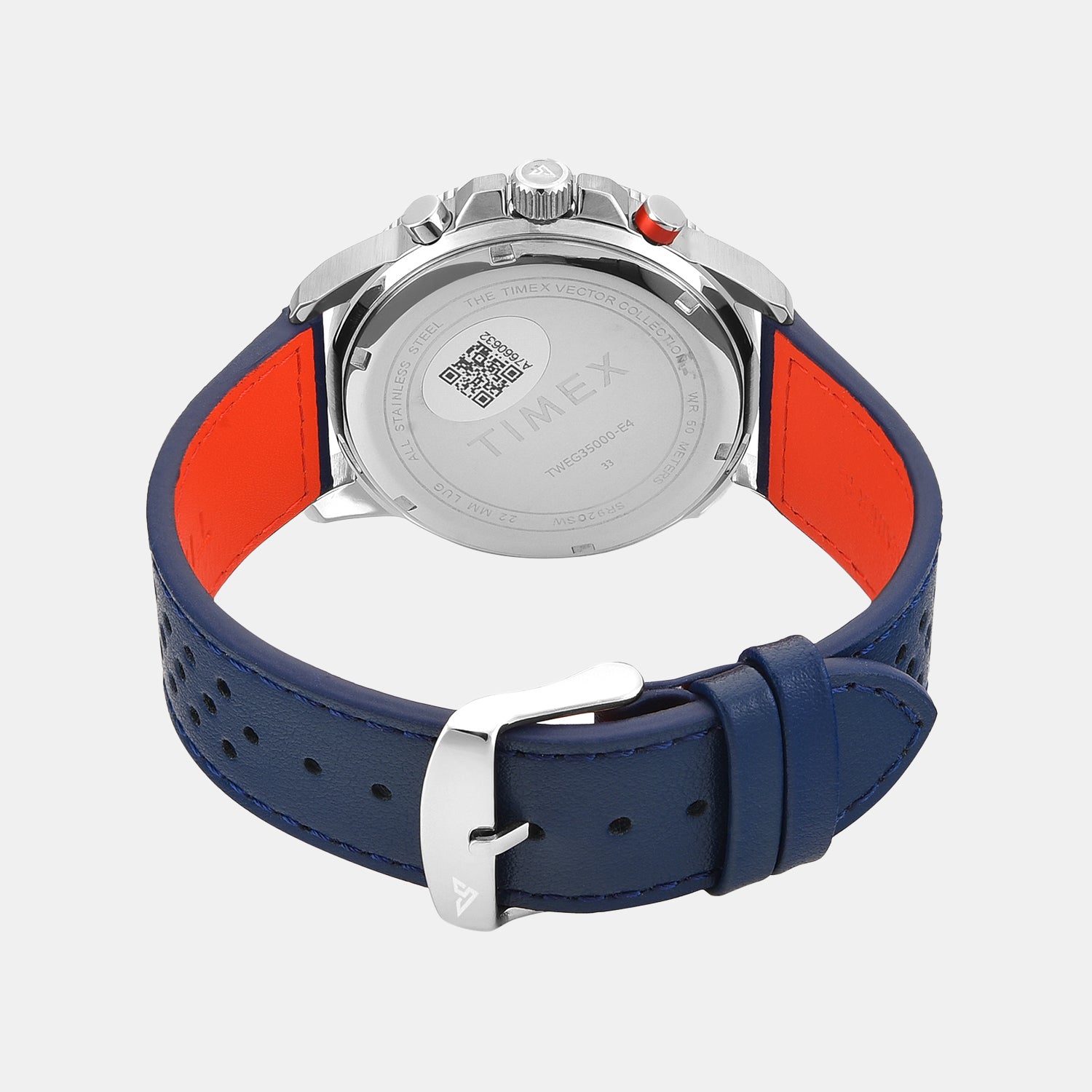 Vector Men Quartz Dial Chronograph Leather Watch TWEG35000