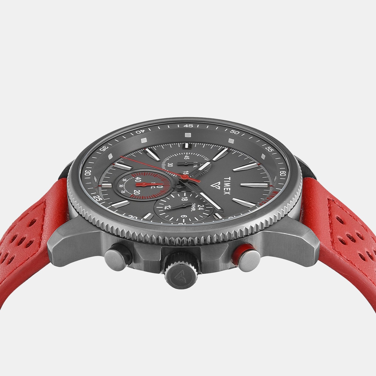 Vector Men Quartz Dial Chronograph Leather Watch TWEG35001