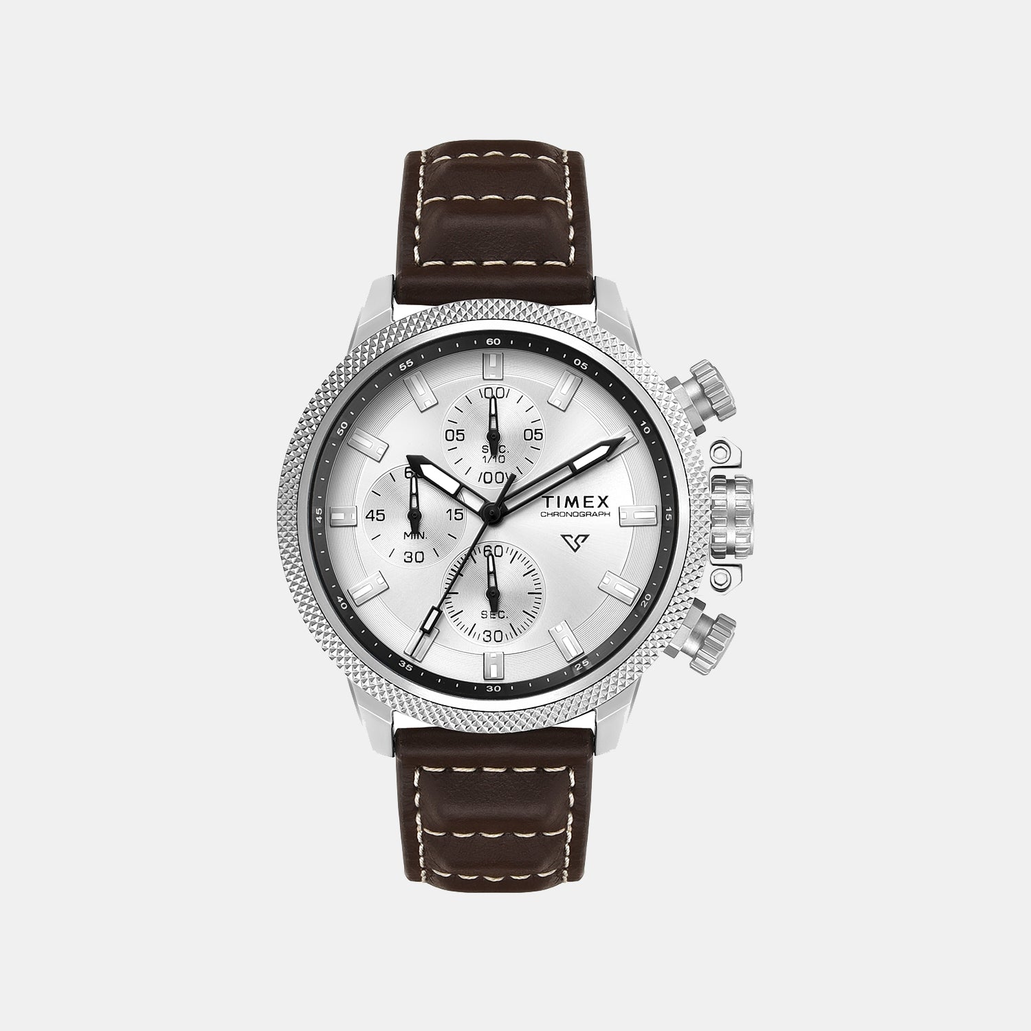 Vector Men Quartz Dial Chronograph Leather Watch TWEG35100