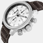 Vector Men Quartz Dial Chronograph Leather Watch TWEG35100