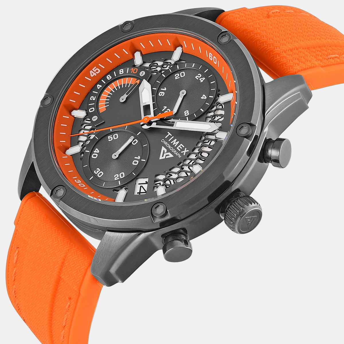 Vector Men Quartz Grey Dial Chronograph Watch TWEG36100