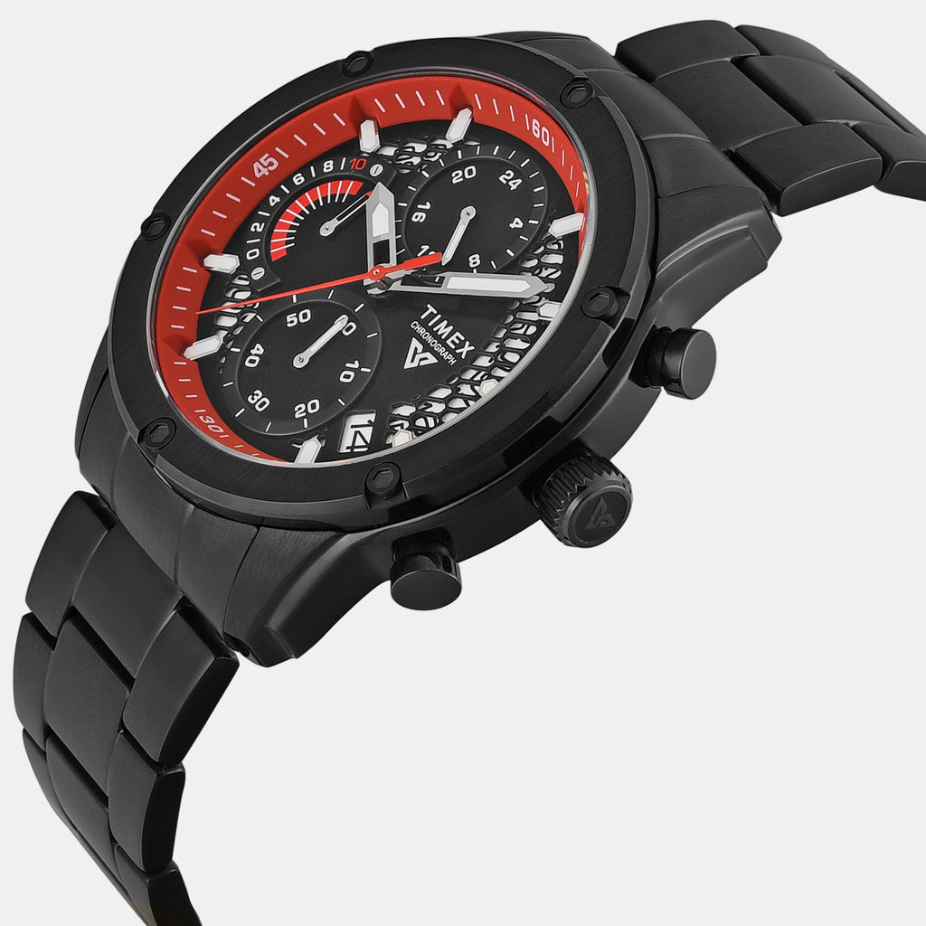 Vector Men Quartz Black Dial Chronograph Watch TWEG36101