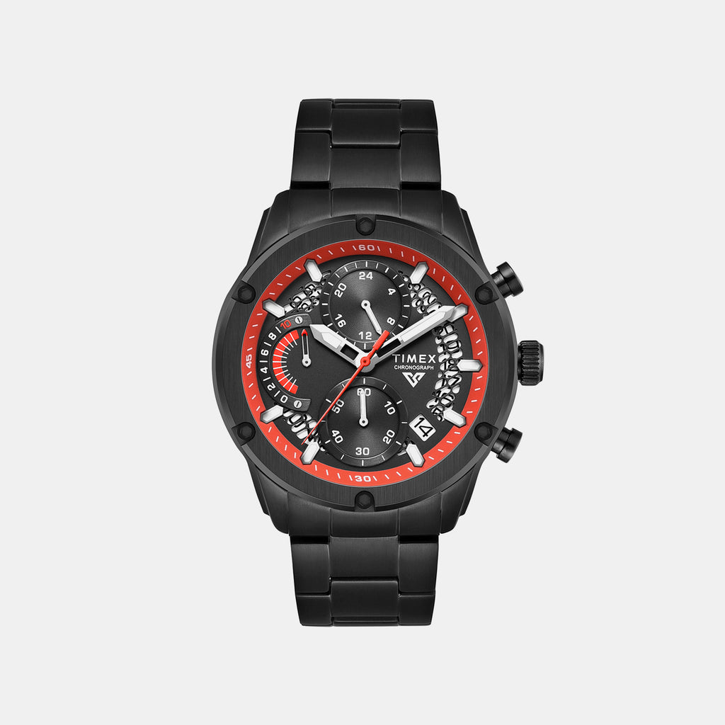 Vector Men Quartz Black Dial Chronograph Watch TWEG36101