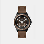 Vector Men Quartz Brown Dial Chronograph Silicone Watch TWEG36300