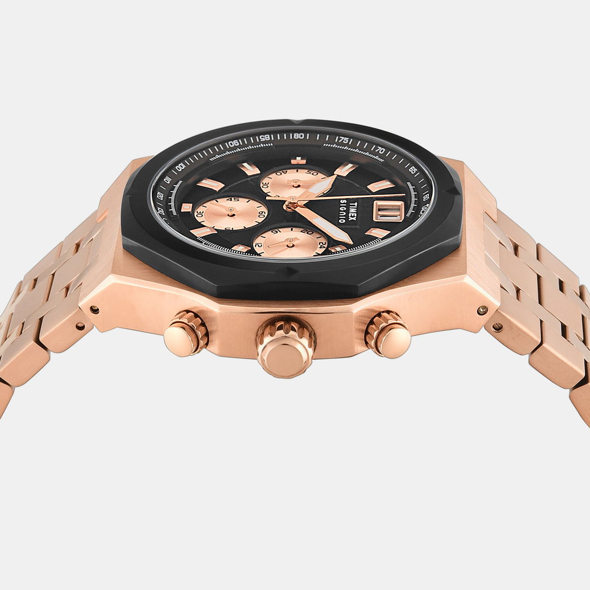 Signio Men Quartz Black Dial Chronograph Watch TWEG36401