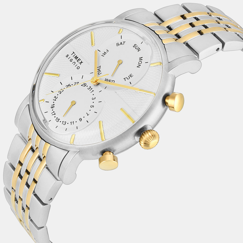 Signio Men Quartz Silver Dial Chronograph Watch TWEG36500