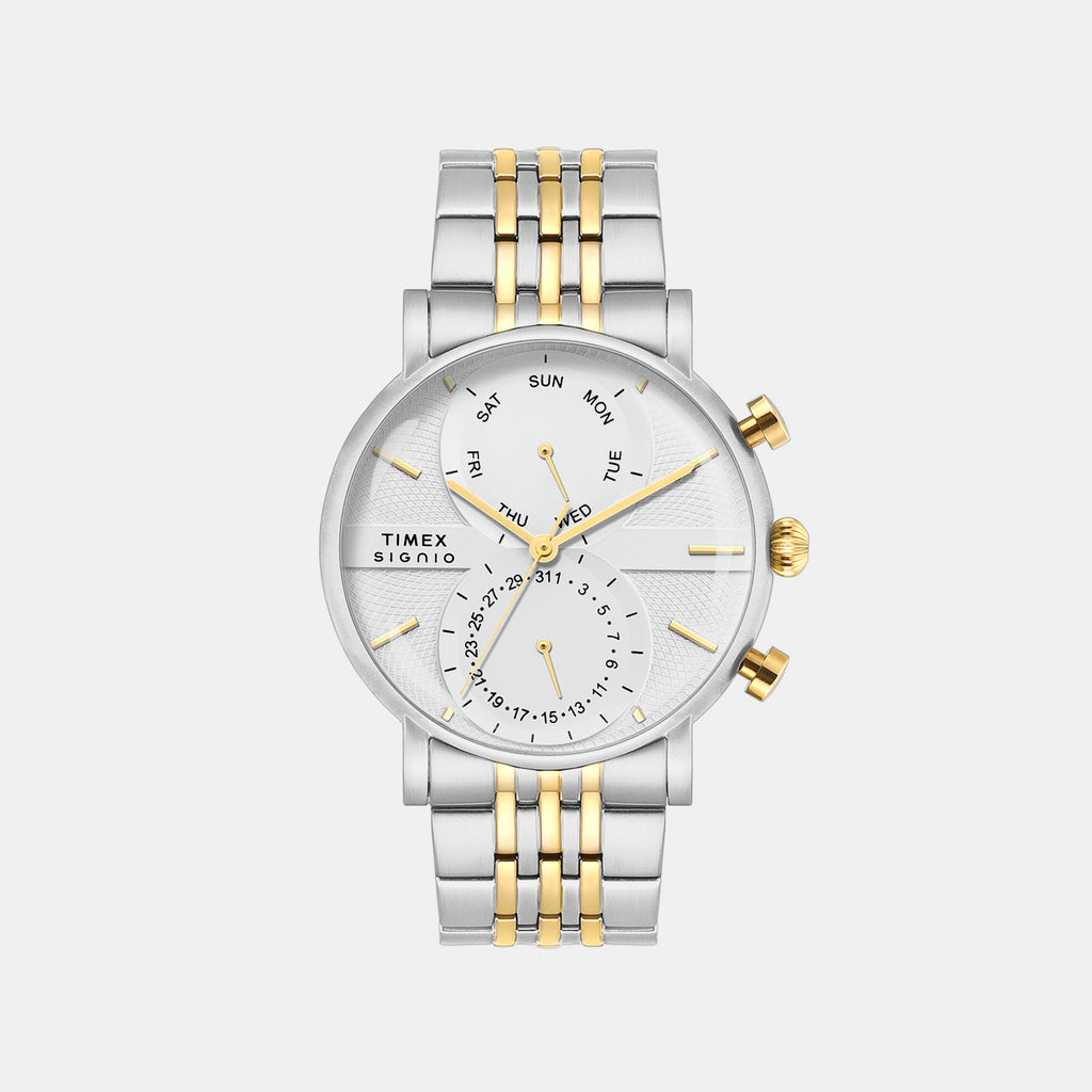 Signio Men Quartz Silver Dial Chronograph Watch TWEG36500