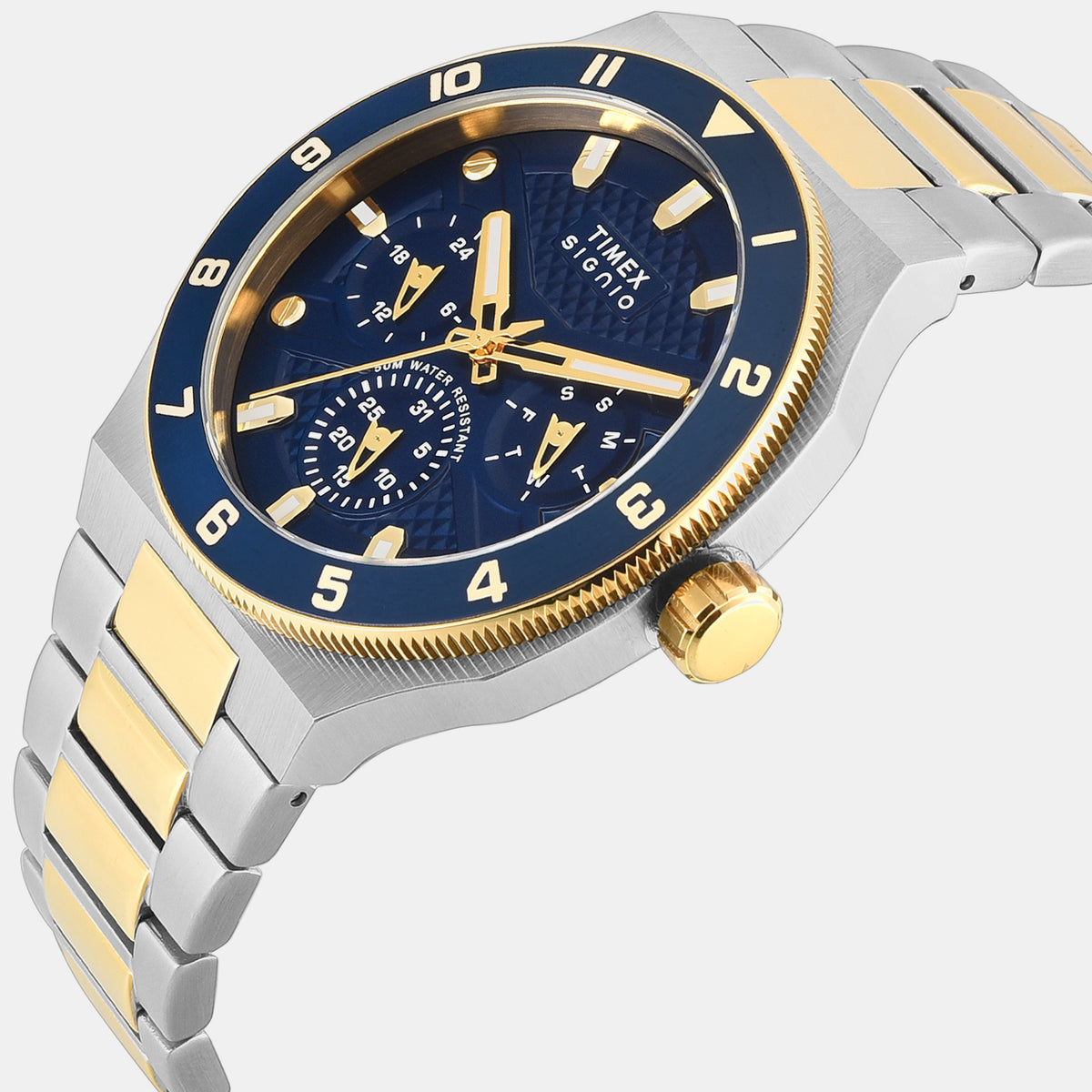 Signio Men Quartz Blue Dial Multi-function Watch TWEG36601
