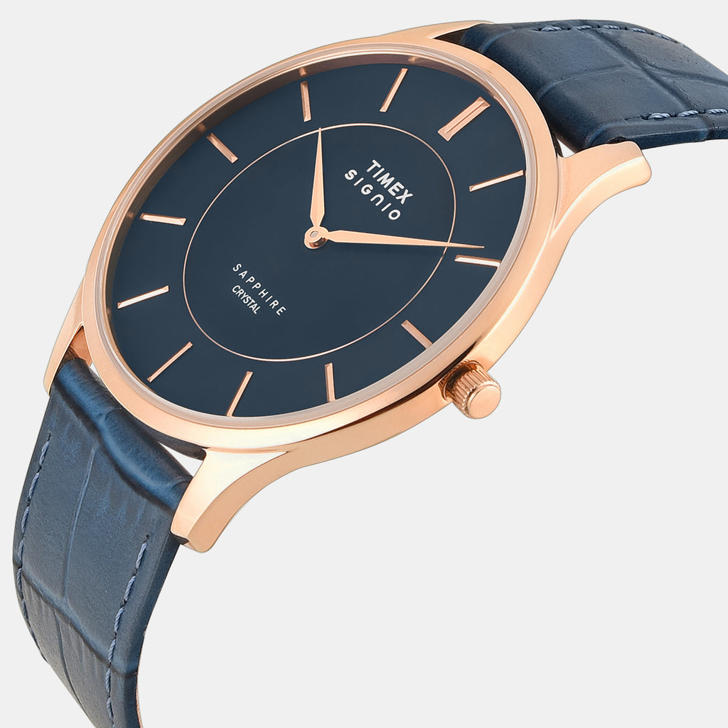 Signio Men Quartz Blue Dial Analog Watch TWEG37101
