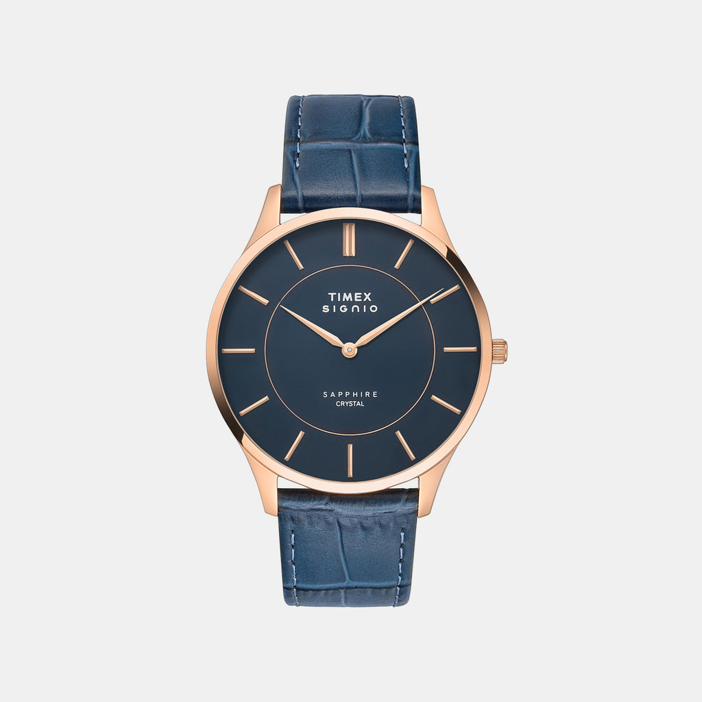 Signio Men Quartz Blue Dial Analog Watch TWEG37101
