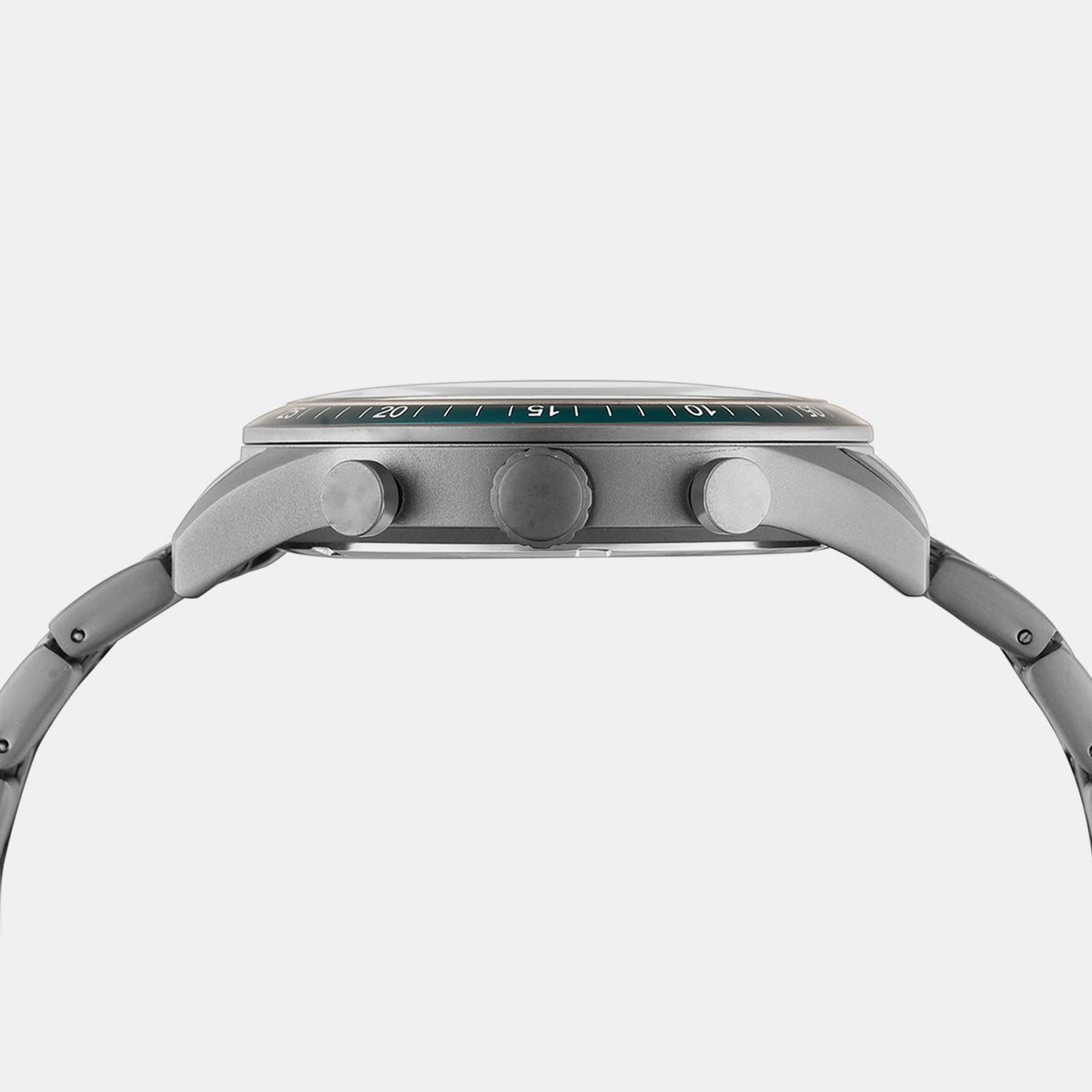 Trendline Men Quartz Teal Dial Multi-Function Stainless Steel Watch TWEG37201