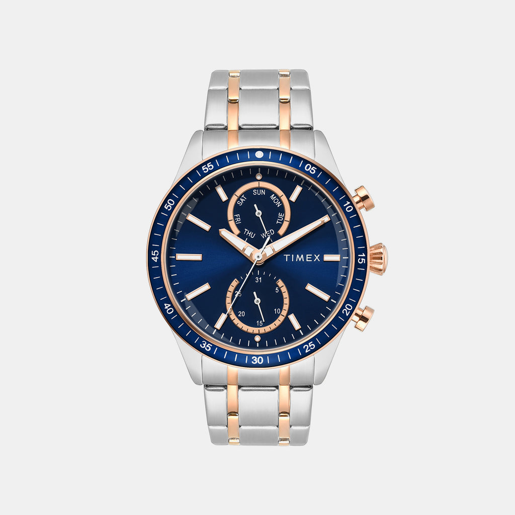 Trendline Men Quartz Blue Dial Multi-Function Watch TWEG37202