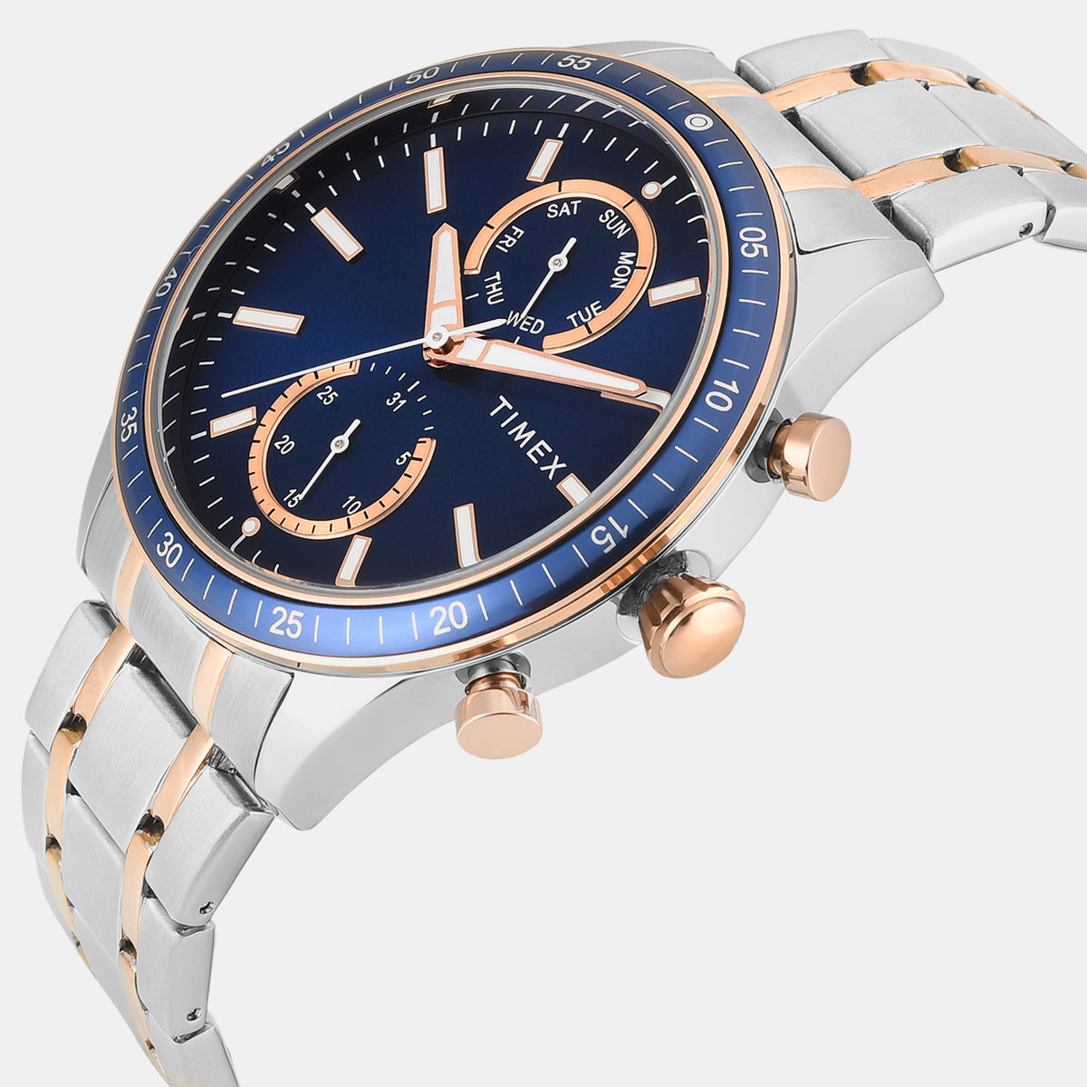 Trendline Men Quartz Blue Dial Multi-Function Watch TWEG37202