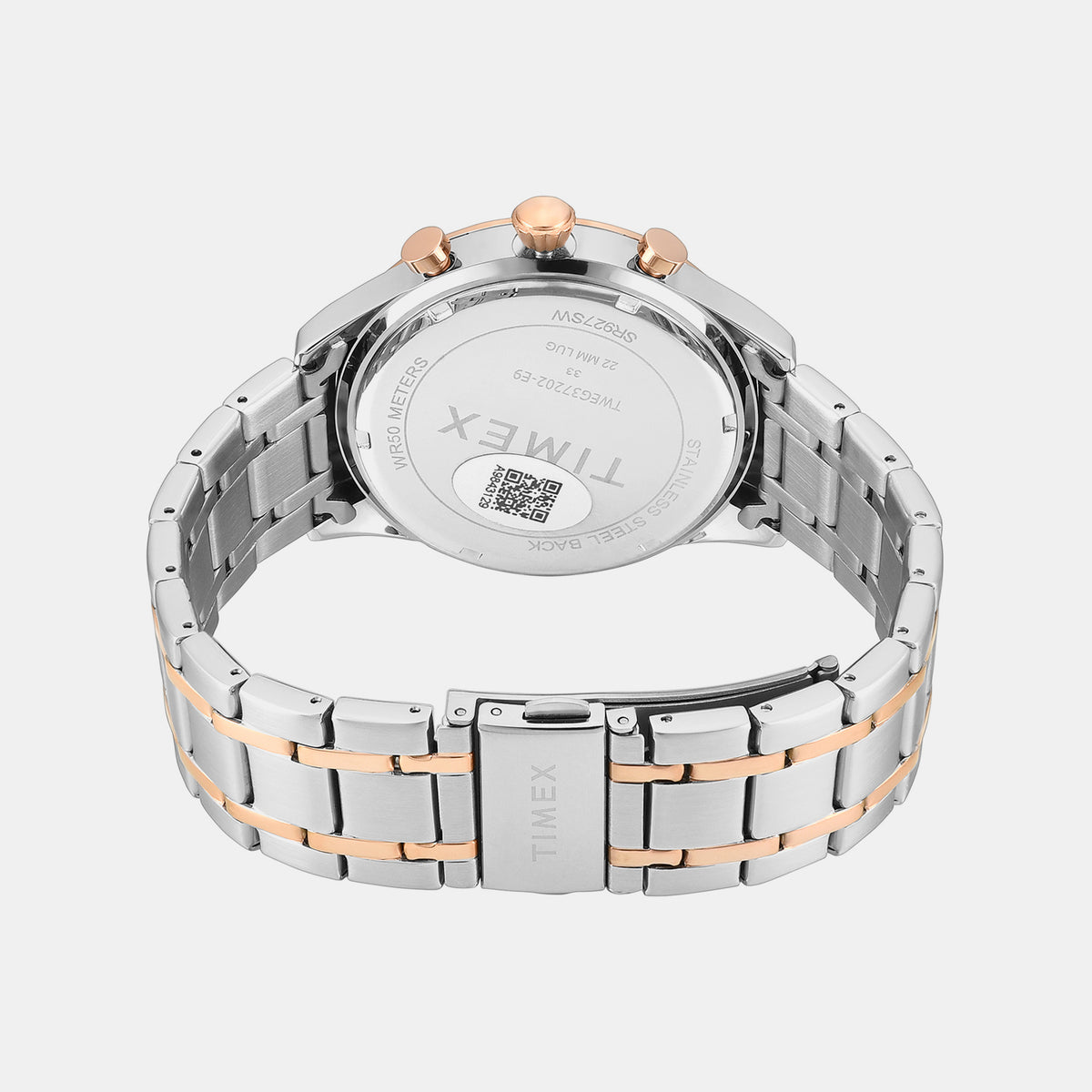 Trendline Men Quartz Blue Dial Multi-Function Stainless Steel Watch TWEG37202