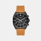 Trendline Men Quartz Black Dial Multi-Function Watch TWEG37400
