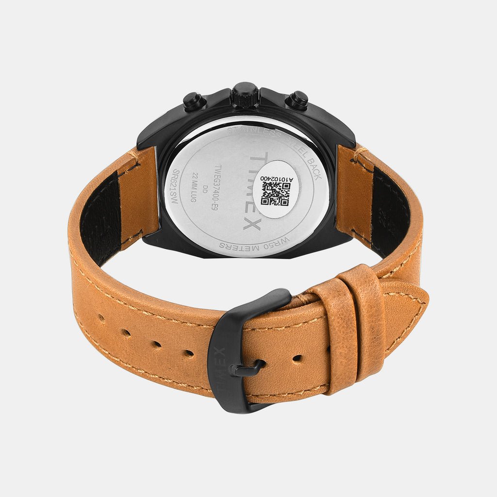Trendline Men Quartz Black Dial Multi-Function Watch TWEG37400