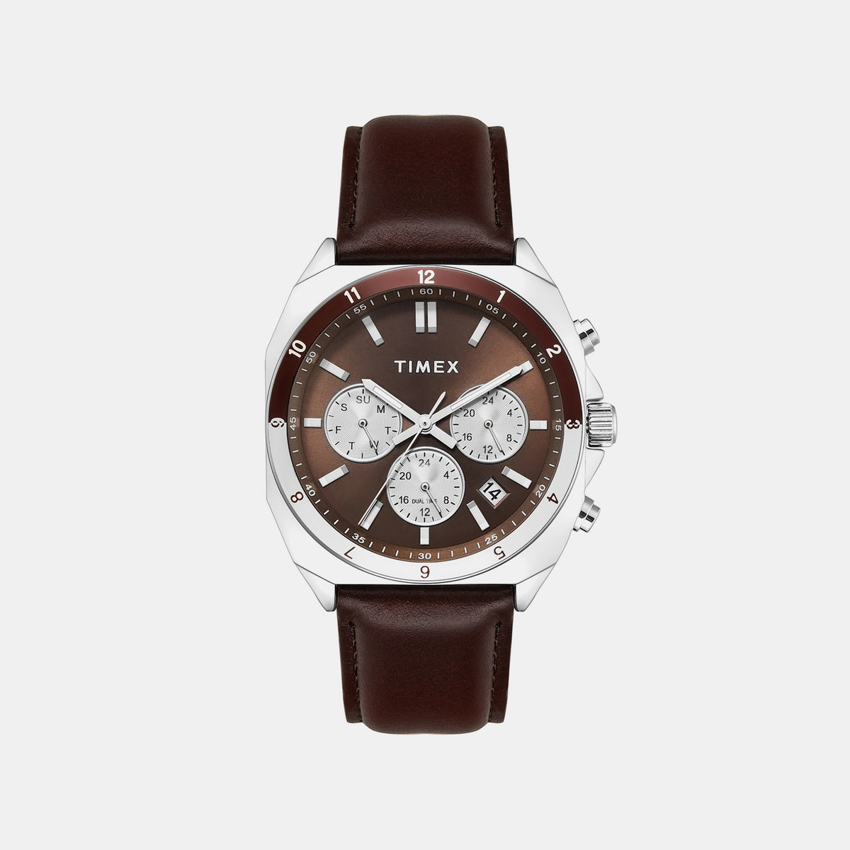 Trendline Men Quartz Brown Dial Multi-Function Watch TWEG37401