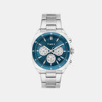 Trendline Men Quartz Teal Dial Multi-Function Watch TWEG37402