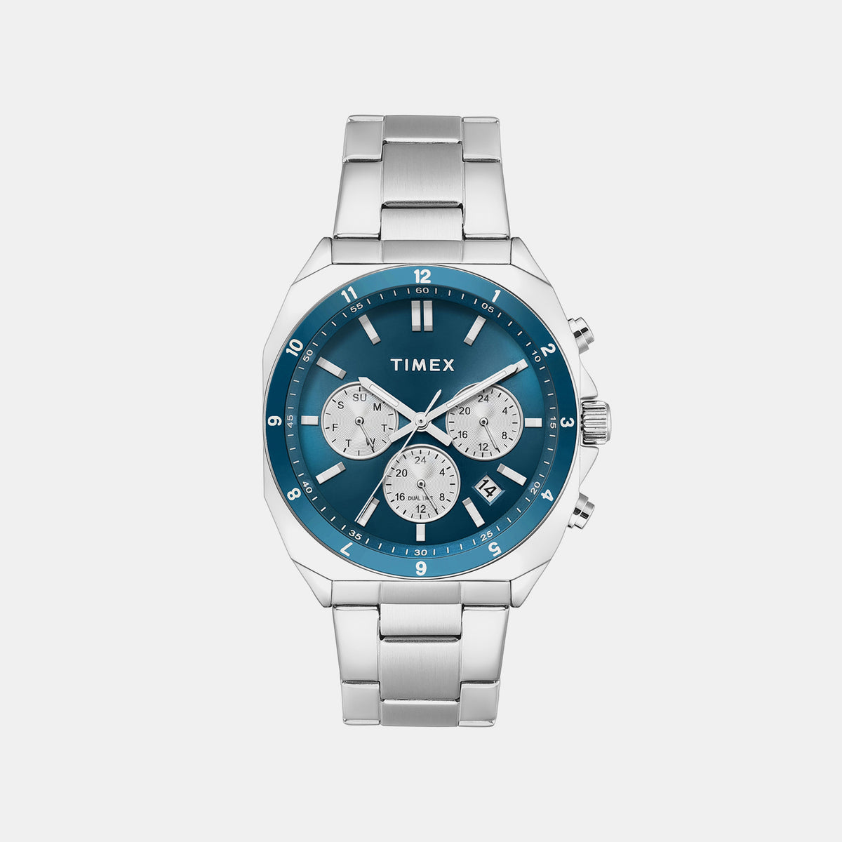 Trendline Men Quartz Teal Dial Multi-Function Watch TWEG37402