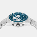 Trendline Men Quartz Teal Dial Multi-Function Watch TWEG37402