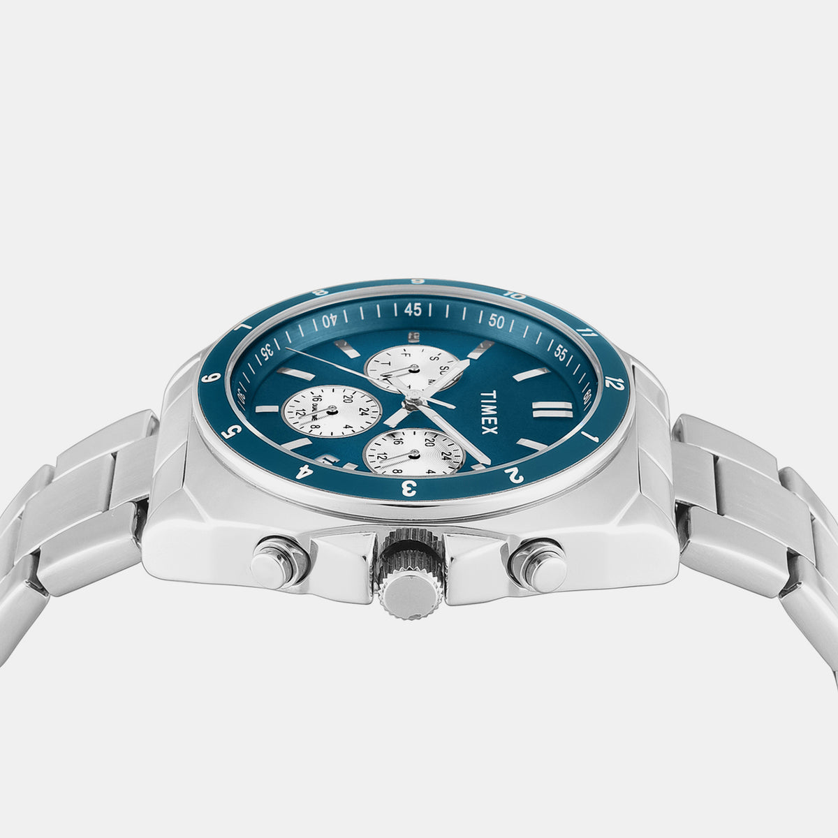 Trendline Men Quartz Teal Dial Multi-Function Watch TWEG37402