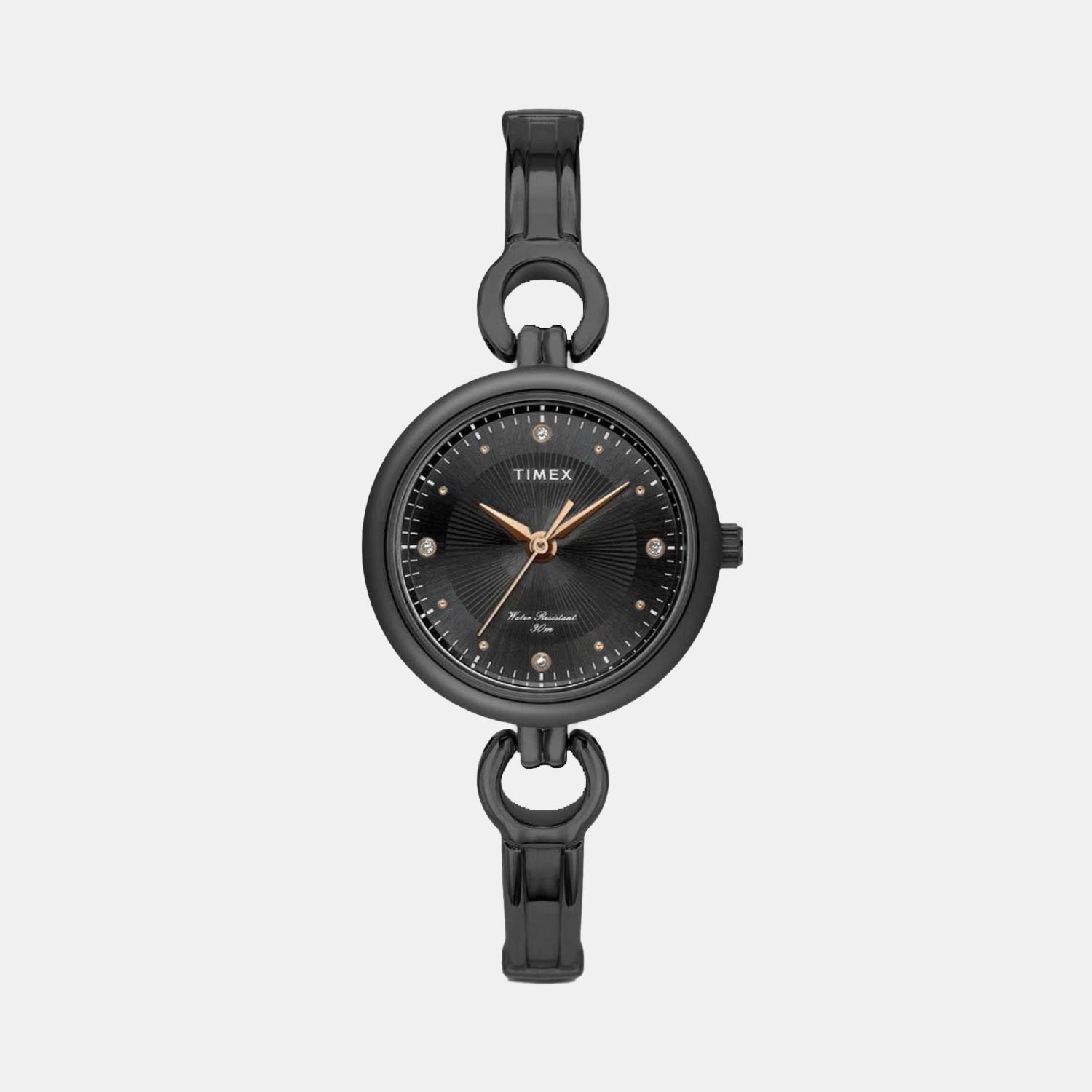 Classics Women Quartz Black Dial Analog Stainless Steel Watch TWEL11426