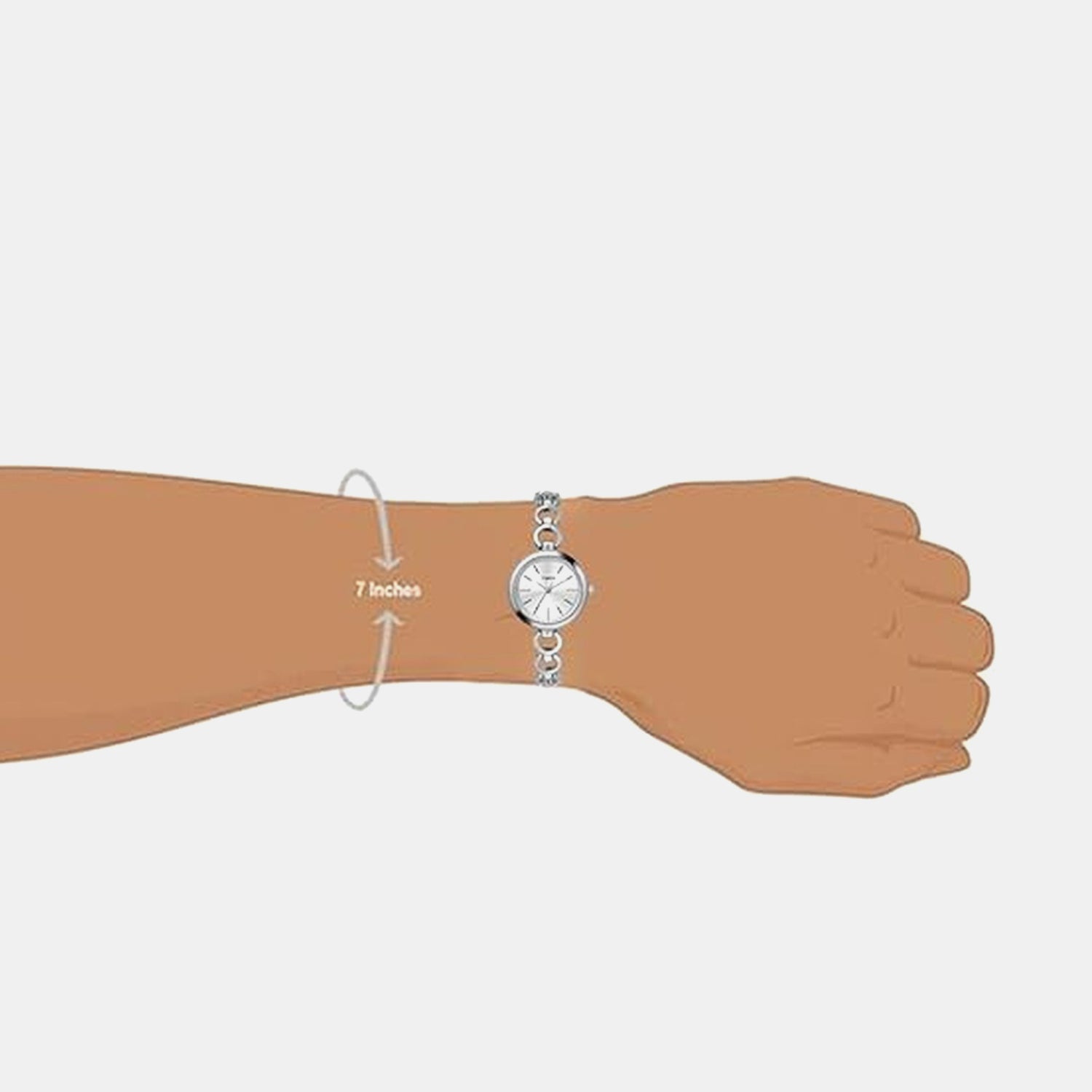 Classics Women Quartz Silver Dial Analog Stainless Steel Watch TWEL11432