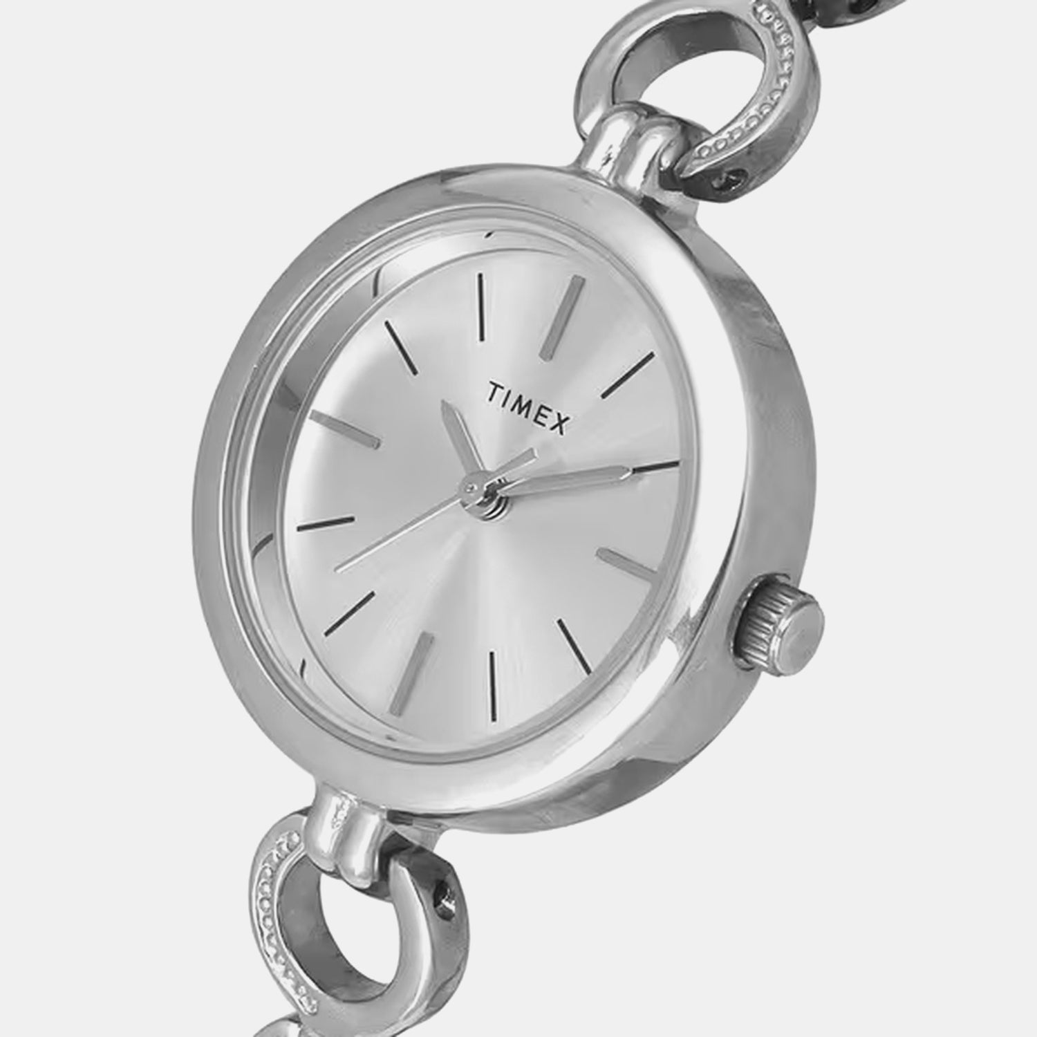 Classics Women Quartz Silver Dial Analog Stainless Steel Watch TWEL11432