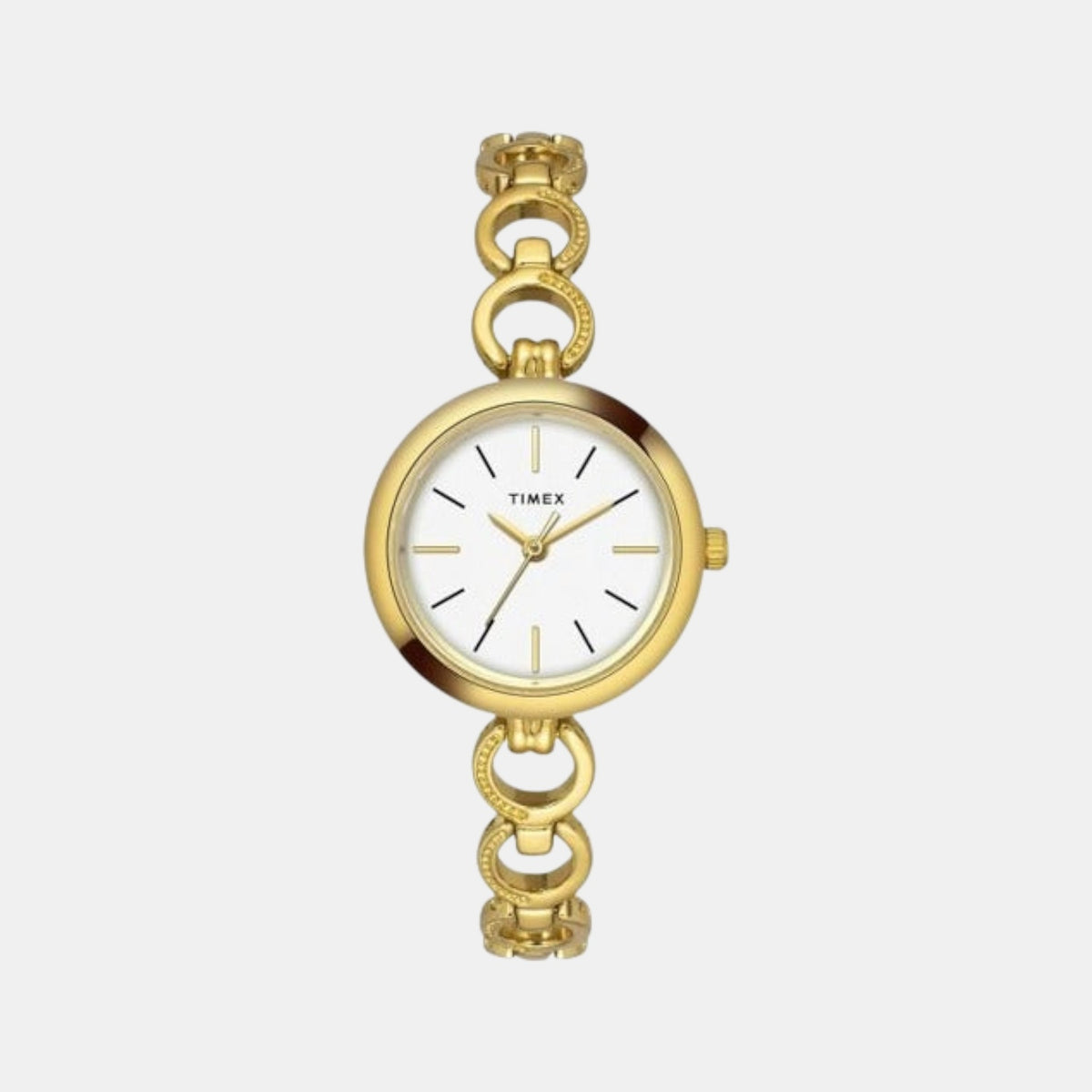 Trendline Women Quartz White Dial Analog Brass Watch TWEL11433