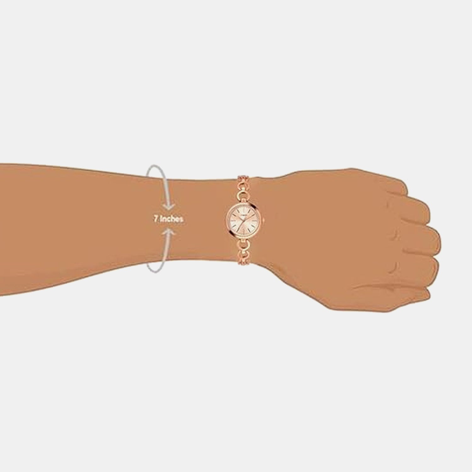 Classics Women Quartz Rose Gold Dial Analog Stainless Steel Watch TWEL11434