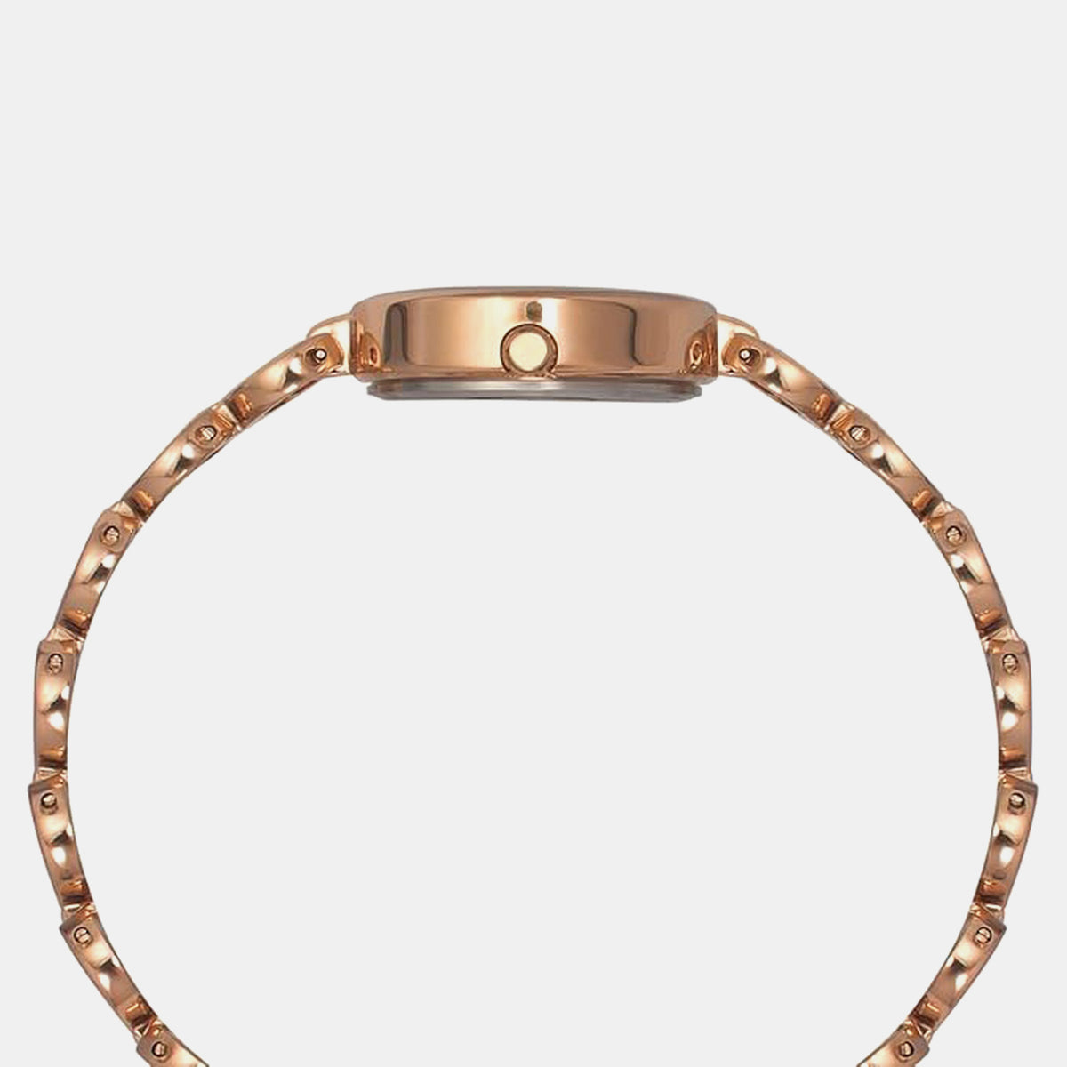 Trendline Women Quartz Rose Gold Dial Analog Brass Watch TWEL11434