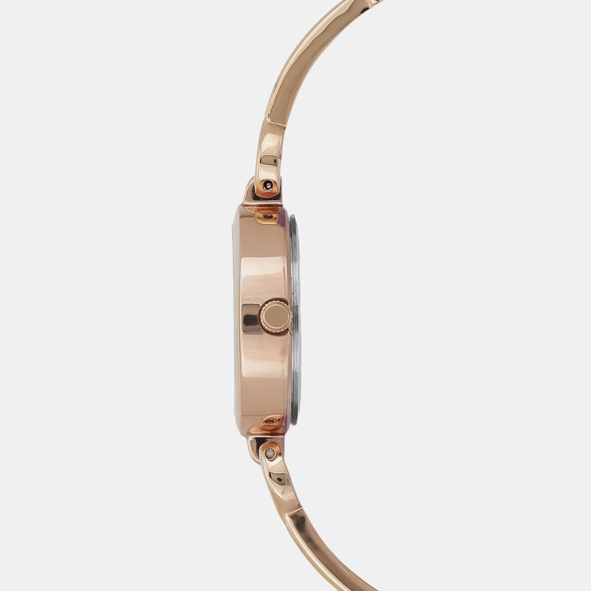Trendline Women Quartz Rose Gold Dial Analog Brass Watch TWEL11436