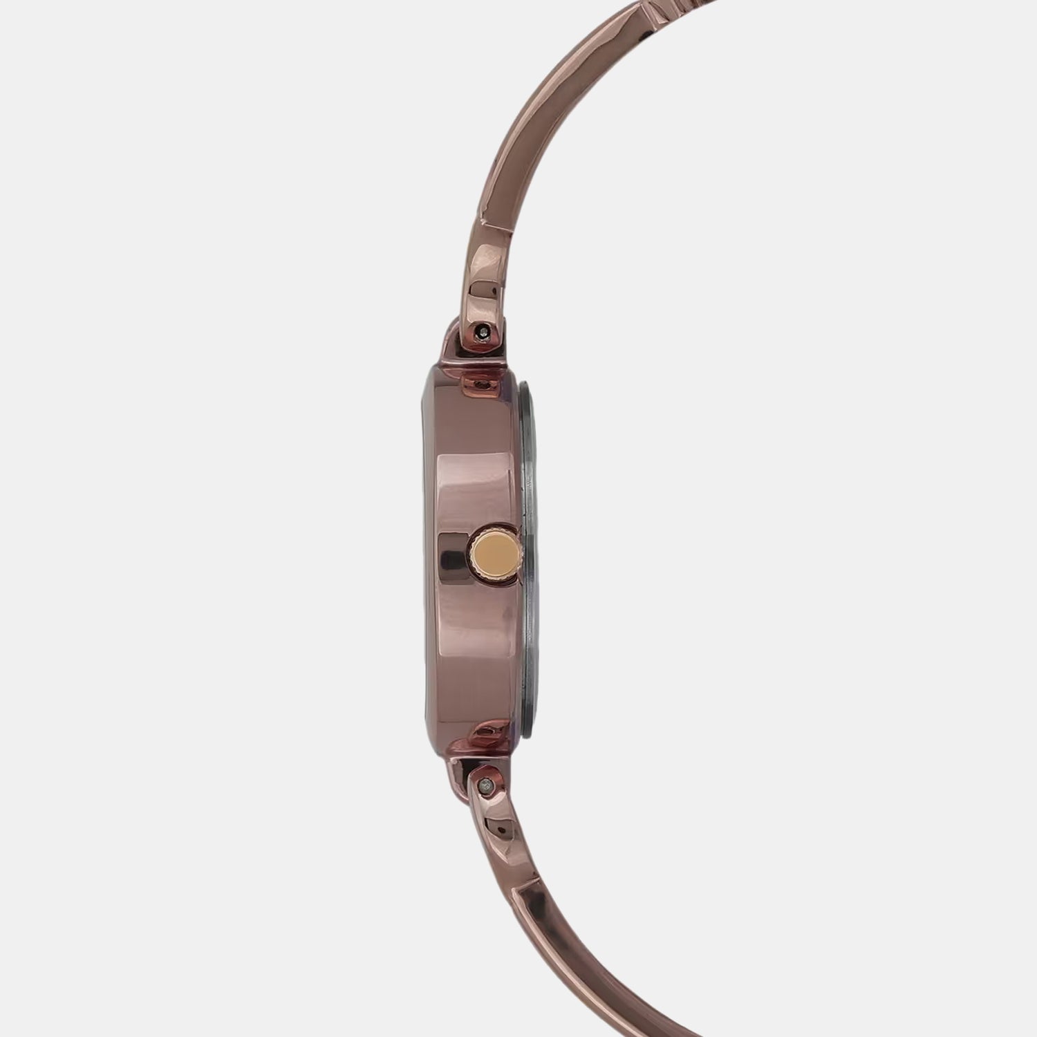 Classics Women Quartz Brown Dial Analog Brass Watch TWEL11438