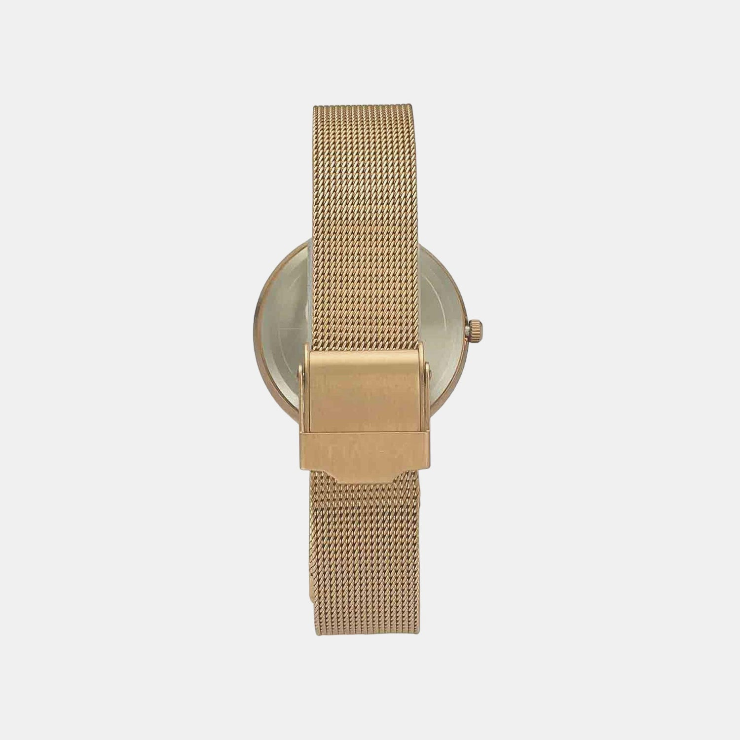 Fashion Women Quartz Silver Dial Analog Mesh Watch TWEL11823