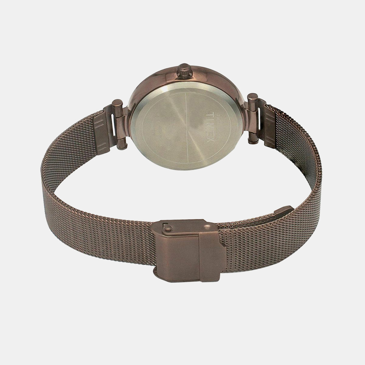 Trendline Women Quartz Brown Dial Analog Mesh Watch TWEL11825