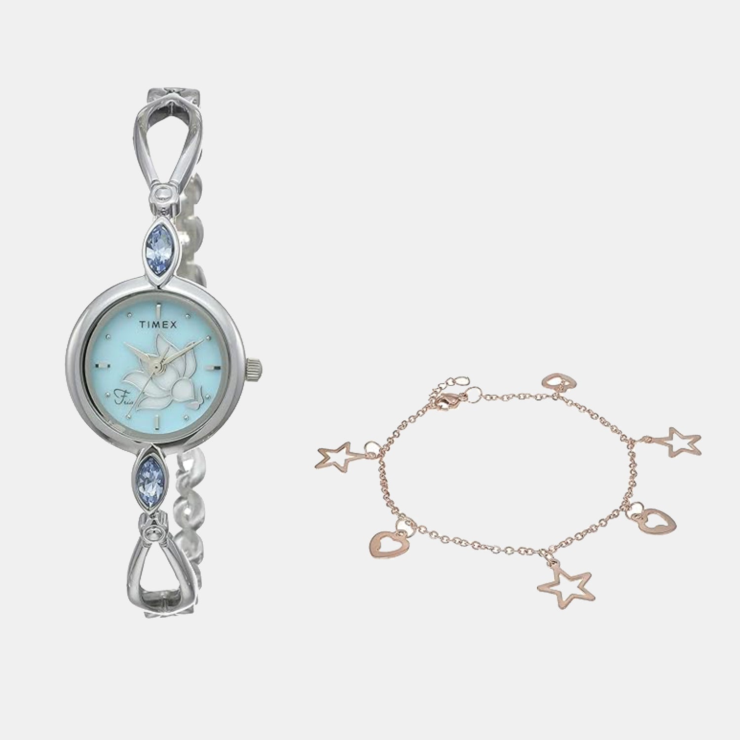 Timex Round Blue Analog watch