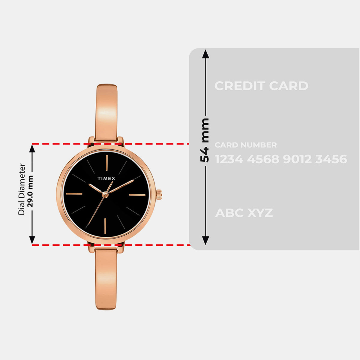 Trendline Women Quartz Black Dial Analog Brass Watch TWEL12805