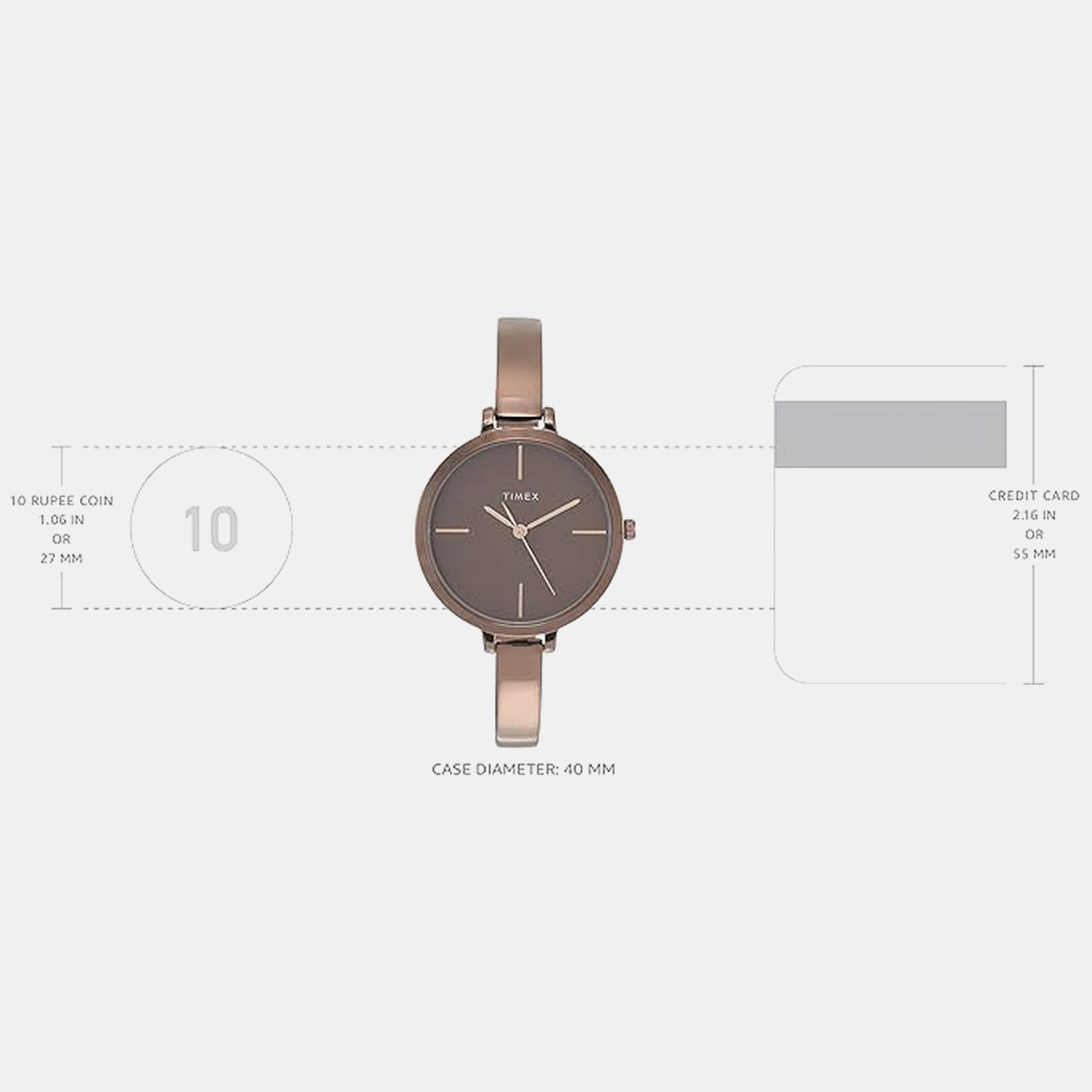 Trendline Women Quartz Dial Analog Brass Watch TWEL12814